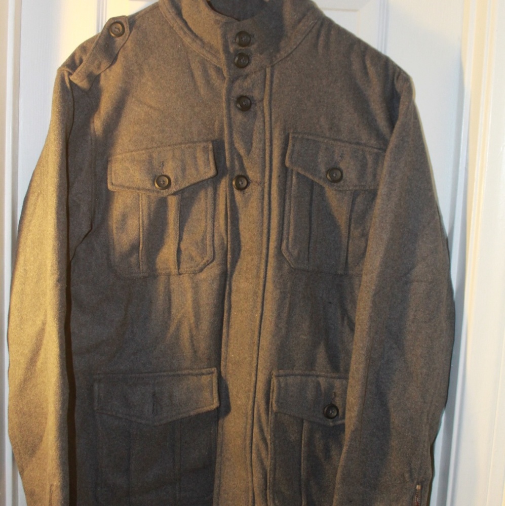 ALTAMONT COAL GRAY PEACOAT